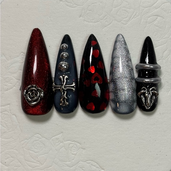 Other - Handmade Gothic press on Nails